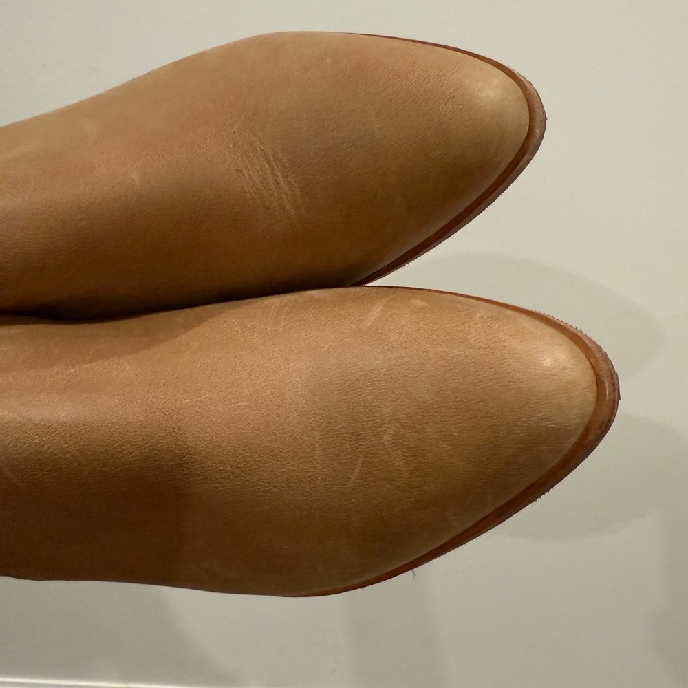 Nisolo brown leather ankle booties, size women's 8 - Picture 9 of 11